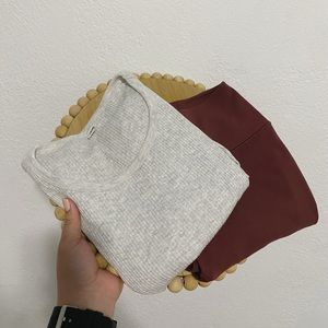 Uniqlo top and bottom set size M